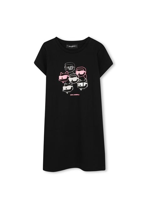 Abito con stampa KARL LAGERFELD KIDS | Z3115509B